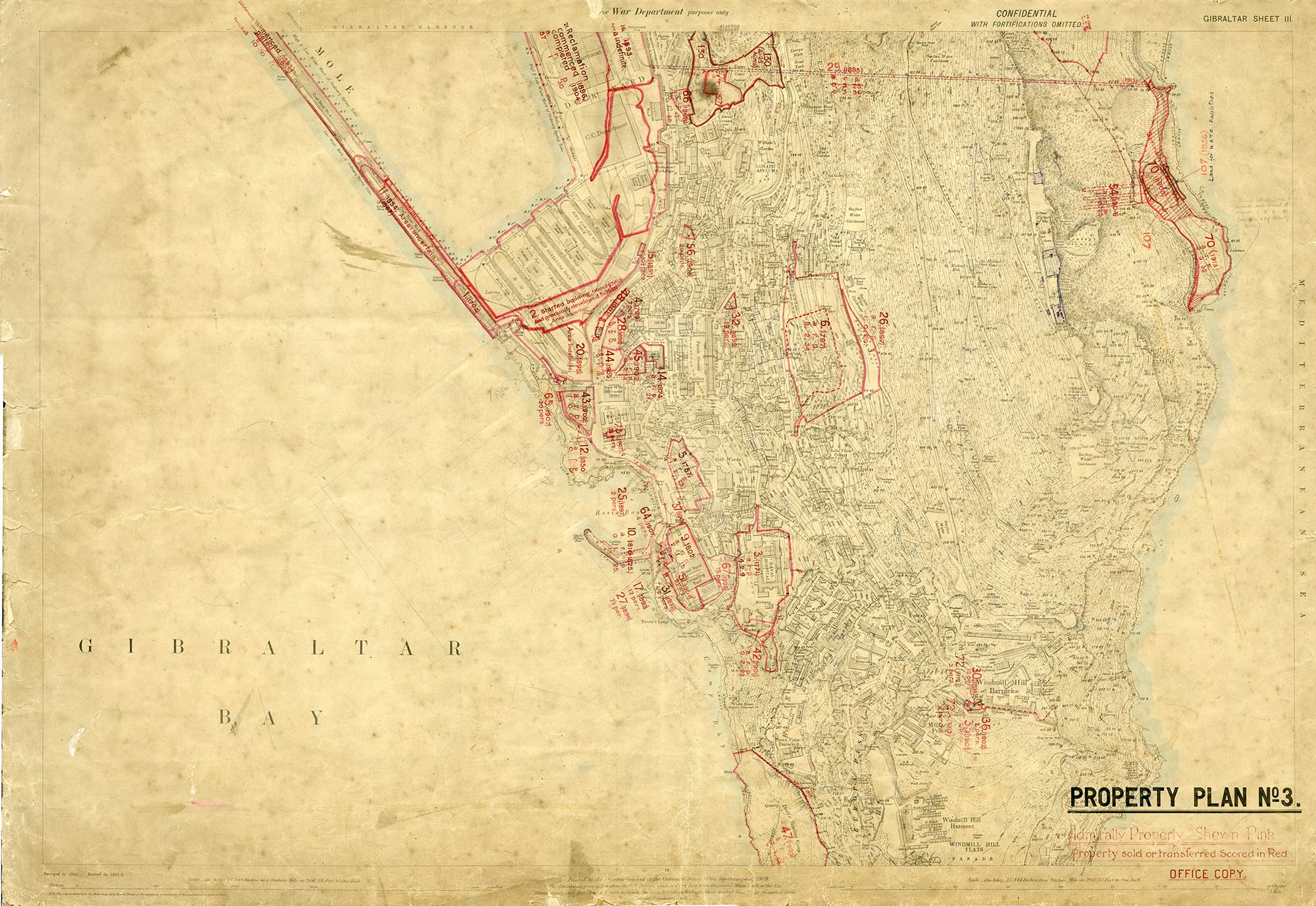 Map-43-OS-Sheet-3-Dockyard-to-Windmill-Hill-1906